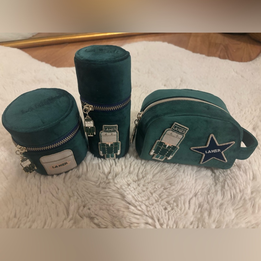La Mer 3-pieces pouch patch set